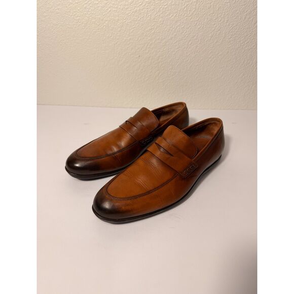 Allen Edmonds Lake Como Loafers Tan Leather Men’s Size 12D Made in USA main image 6